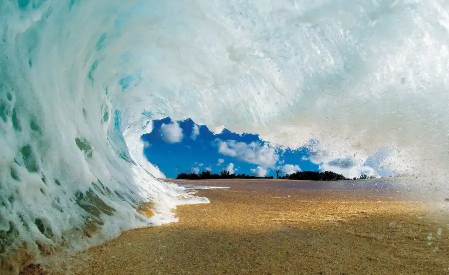 fondo de arena para hacer surf