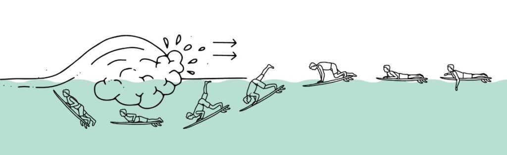 como hacer el pato en surf paso a paso guia y tutorial