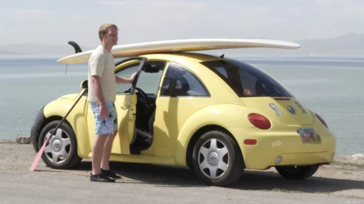 transportar tabla de surf sin baca en el coche