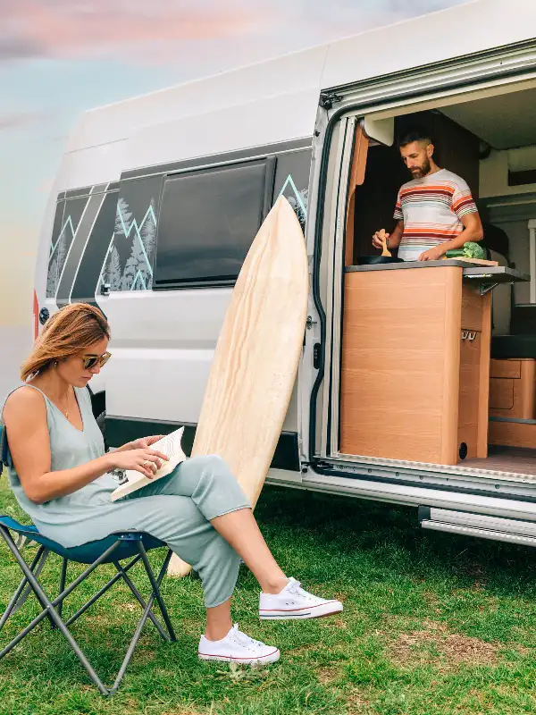 07 lejos del bullicio cerca de las olas de suances con tu camper - camping de campers aparcamiento suances